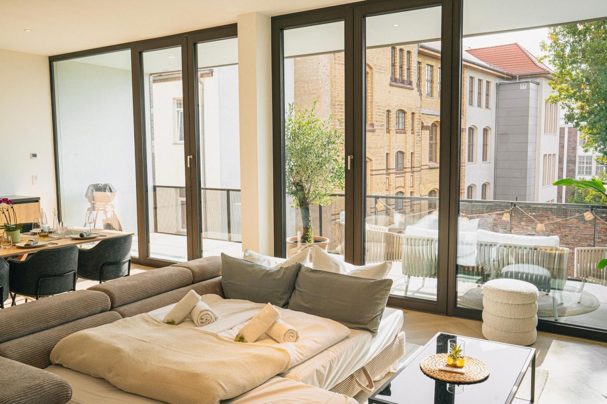 Rr - Penthouse - Luxe 105 Qm - Central - Wifi Magdeburgo Esterno foto